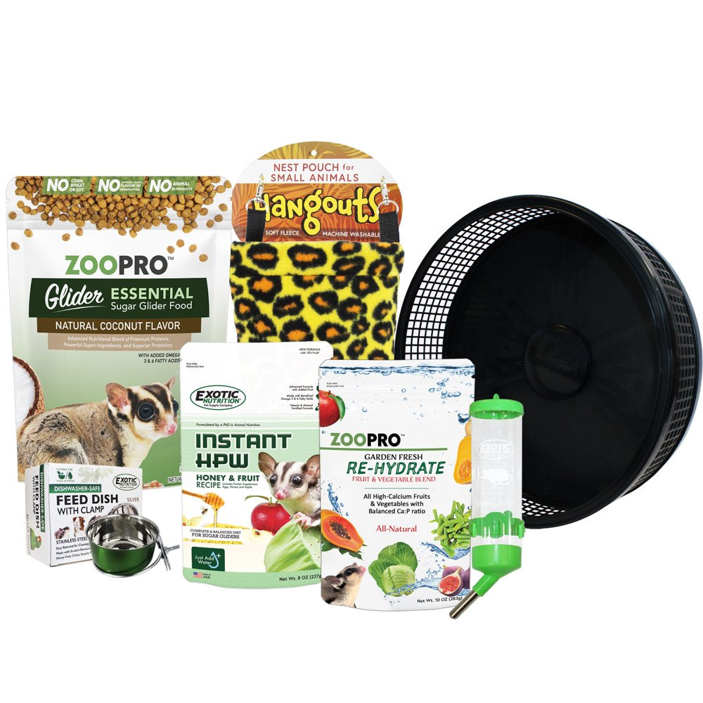 Exotic Nutrition Starter Package for Sugar Gliders Animals & Pet Supplies > Pet Supplies > Small Animal Supplies > Small Animal Food Exotic Nutrition   