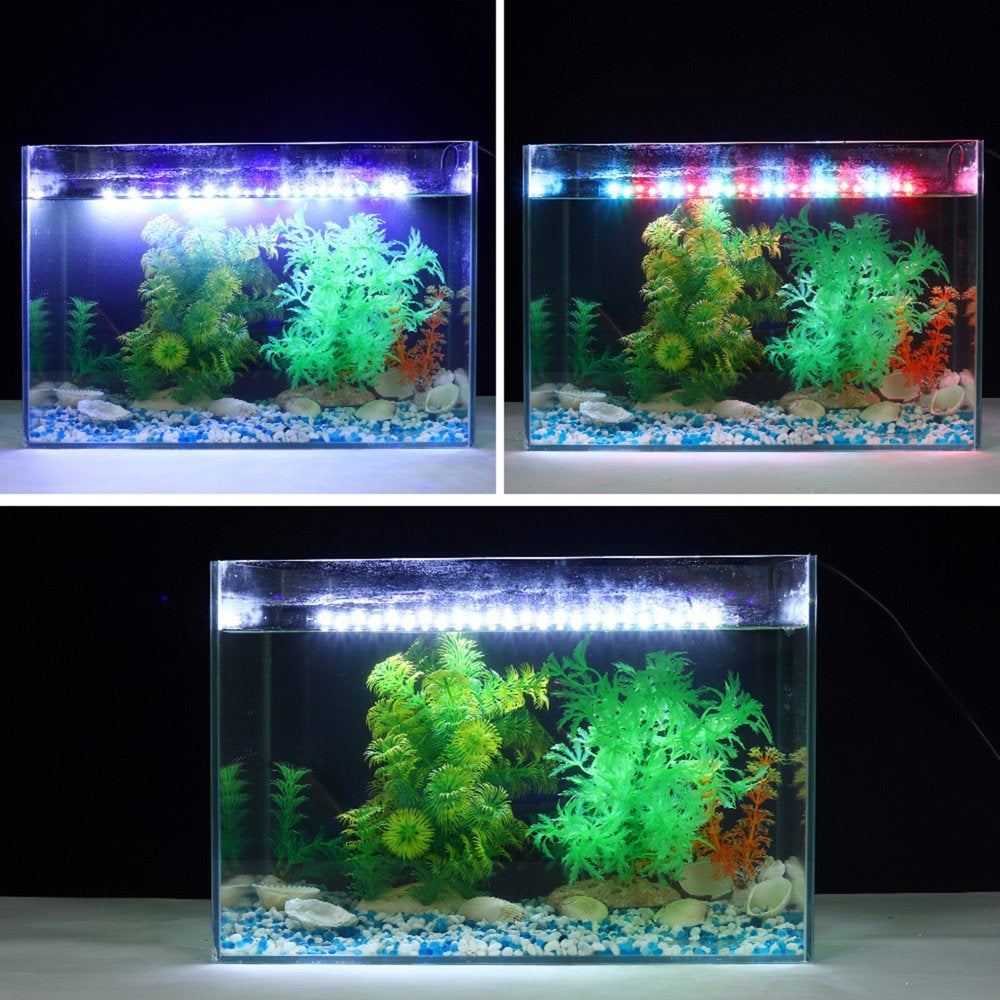 Betterz Aquarium Light LED 3 Modes Compact Underwater Lamp Aquariums Lighting Decoration for Home Use