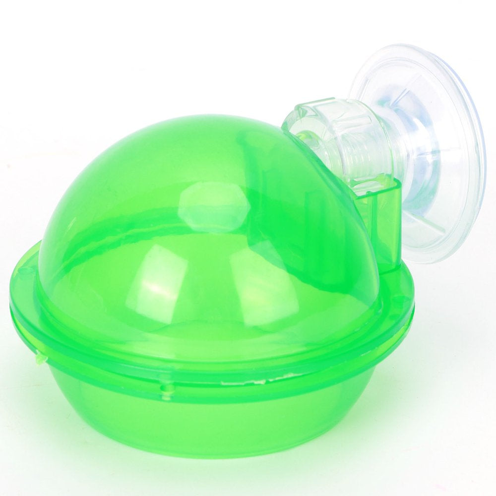 Tebru Anti‑Escape Reptile Food Bowl,Suction Cup Reptile Feeder,Suction Cup Reptile Feeder Translucent Aquatic Nursery Basin for Amphibian Reptile Tortoise Gecko Snake Lizard Animals & Pet Supplies > Pet Supplies > Reptile & Amphibian Supplies > Reptile & Amphibian Food Tebru   