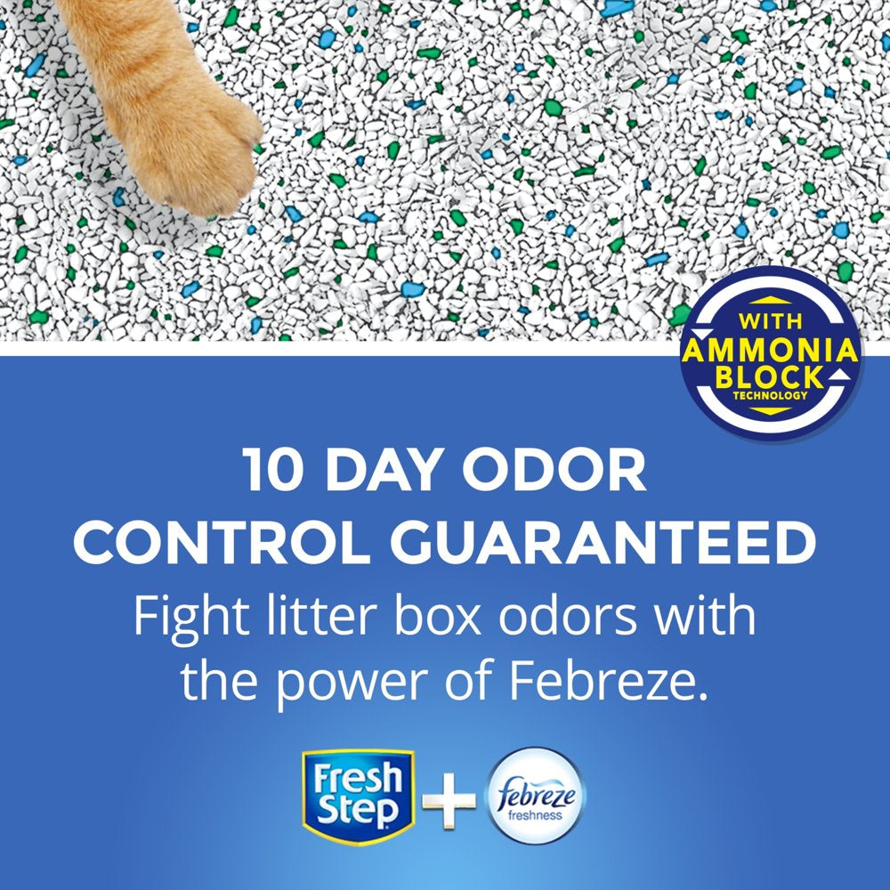 Fresh Step Scented Litter with the Power of Febreze, Clumping Cat Litter - Hawaiian Aloha, 25 Lbs Animals & Pet Supplies > Pet Supplies > Cat Supplies > Cat Litter The Clorox Company   