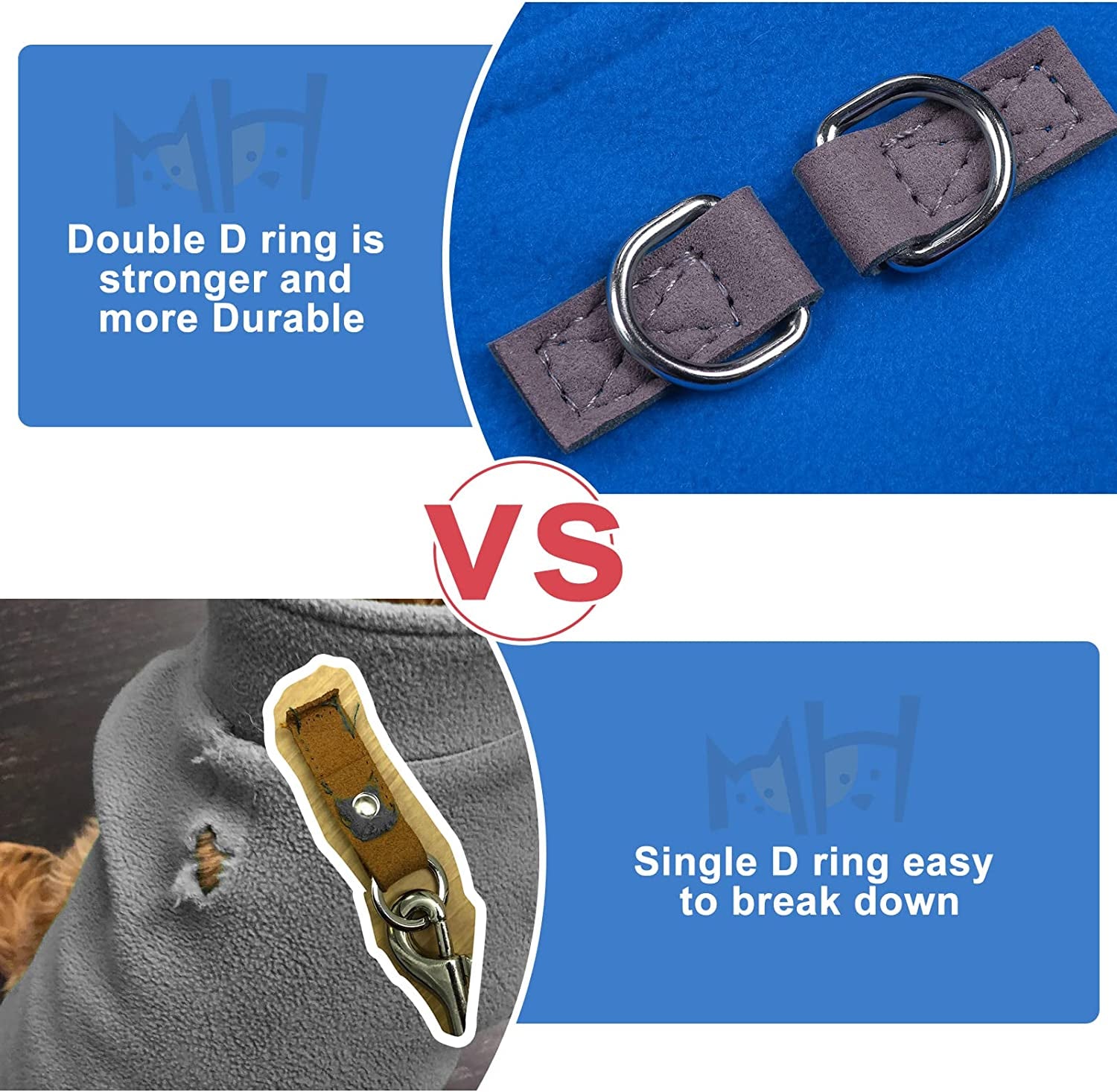 BEAUTYZOO Dog Fleece Vest Sweater Winter Jacket for Small and Medium Dogs with D-Ring Leash Cold Weather Coat Hoodie for XS S M Dogs Boy or Girls Animals & Pet Supplies > Pet Supplies > Dog Supplies > Dog Apparel BEAUTYZOO   