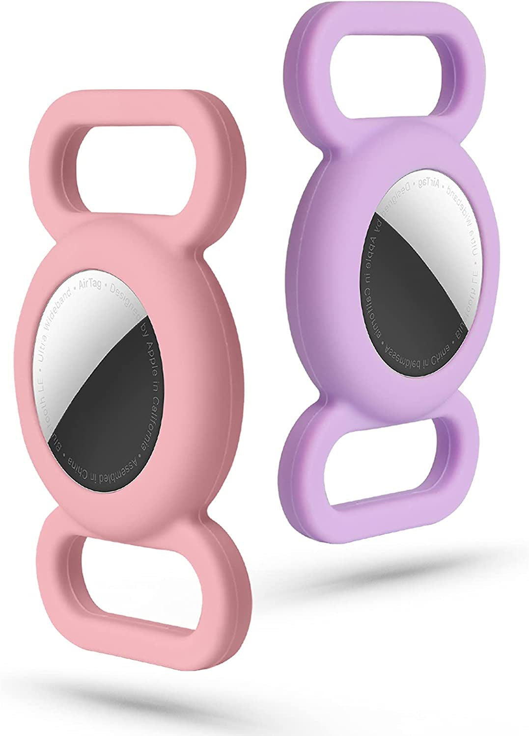 Air Tag Dog Collar Holder(2 Pack), Protective Silicone Pet Collar Case for Apple Airtag 2021, Anti-Lost Air Tag Case Holder Compatible with Cat Dog Collars Charms & Pets Accessories Electronics > GPS Accessories > GPS Cases typecase ‎‎‎‎‎‎‎pink / Purple  