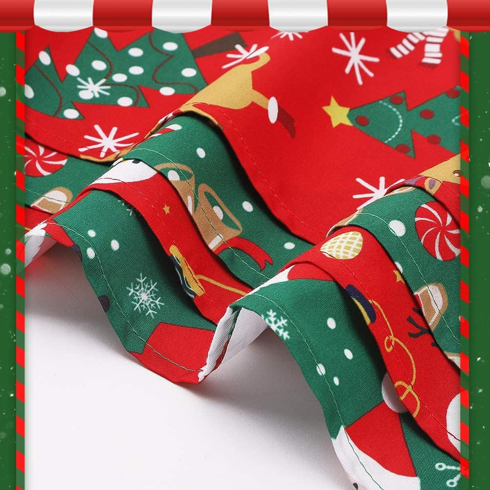 Christmas Dog Bandana 4 Pack Pet Doggy Triangle Scarf Bibs Kerchief Accessories with Christmas Element Patterns for Dogs and Cats Animals & Pet Supplies > Pet Supplies > Dog Supplies > Dog Apparel BBPET   