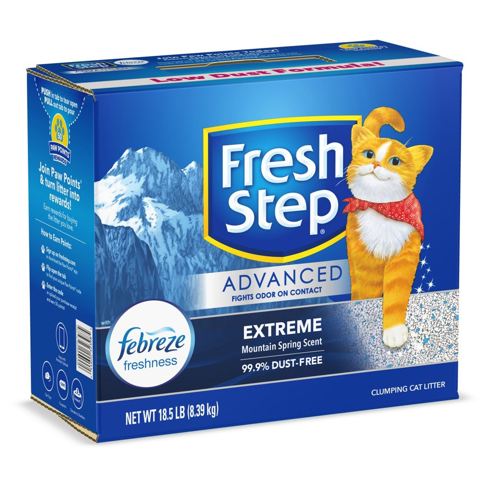  Fresh Step Advanced Clean Paws Multi Cat 18.5lb : Pet Supplies