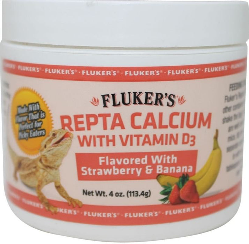 Flukers Strawberry Banana Flavored Repta Calcium Reptile Food 2 Oz[ PACK of 2 ] Animals & Pet Supplies > Pet Supplies > Reptile & Amphibian Supplies > Reptile & Amphibian Food Fluker's   