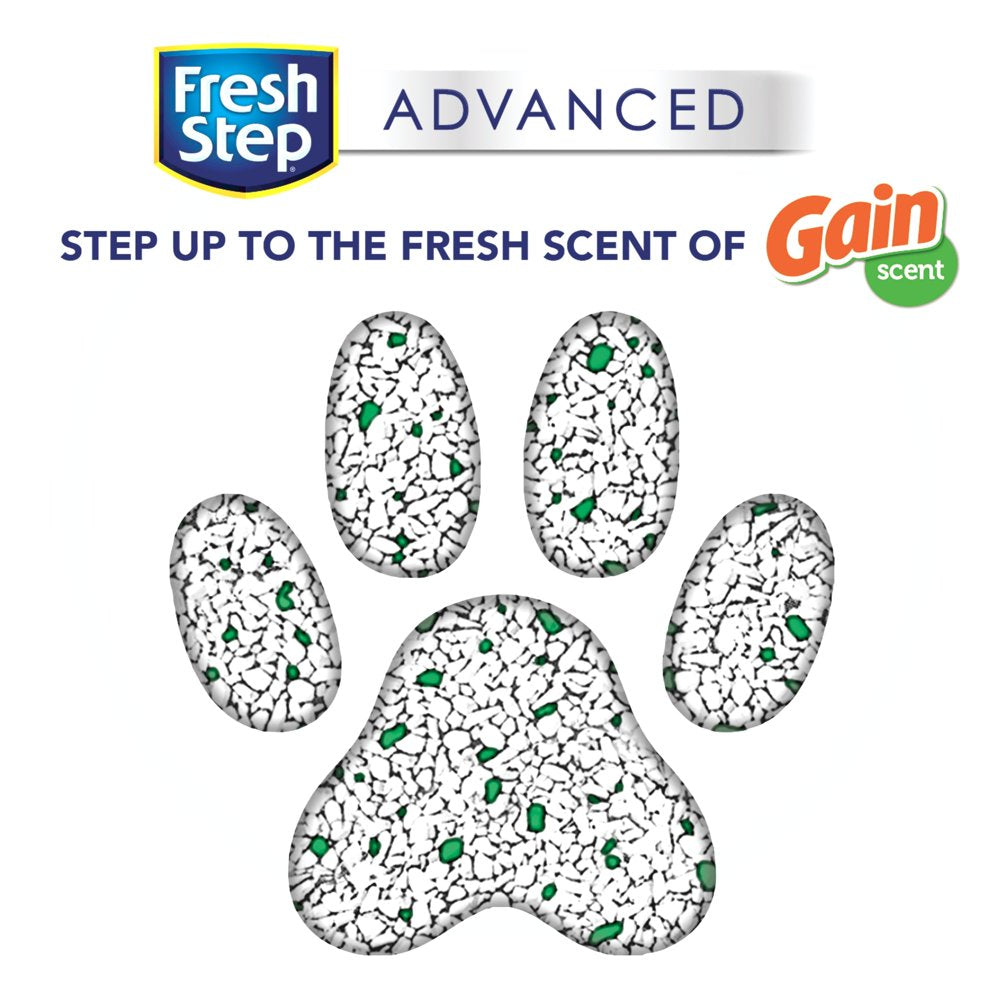 Fresh Step Advanced Clumping Cat Litter, Gain Scent, 99.9% Dust-Free, 2 Pack of 18.5 Lb Boxes Animals & Pet Supplies > Pet Supplies > Cat Supplies > Cat Litter The Clorox Company   