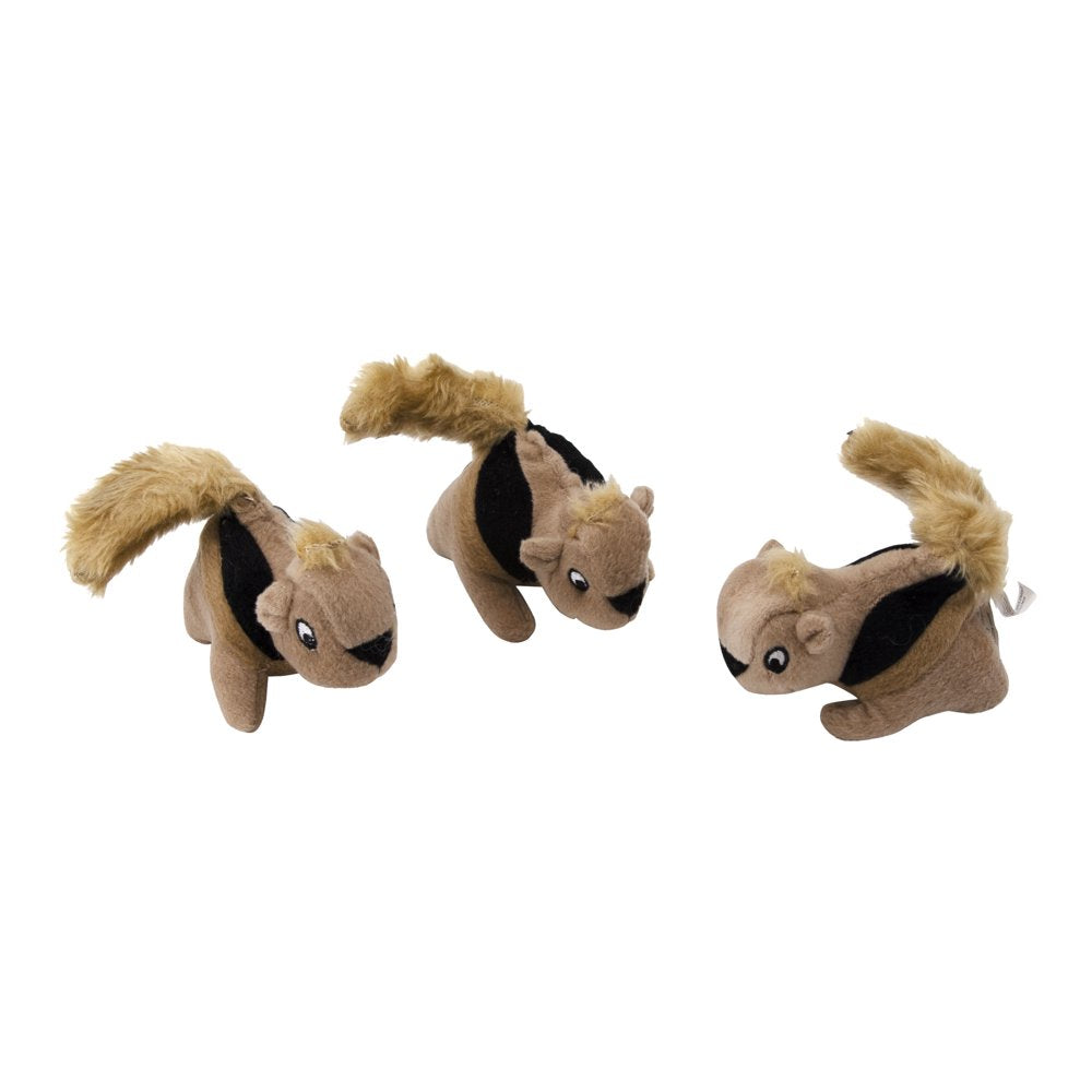 Outward Hound Squeakin' Eggs Plush Replacement Dog Toys, 3 Pack, Multi, One-Size Animals & Pet Supplies > Pet Supplies > Dog Supplies > Dog Toys Outward Hound Squirrel  