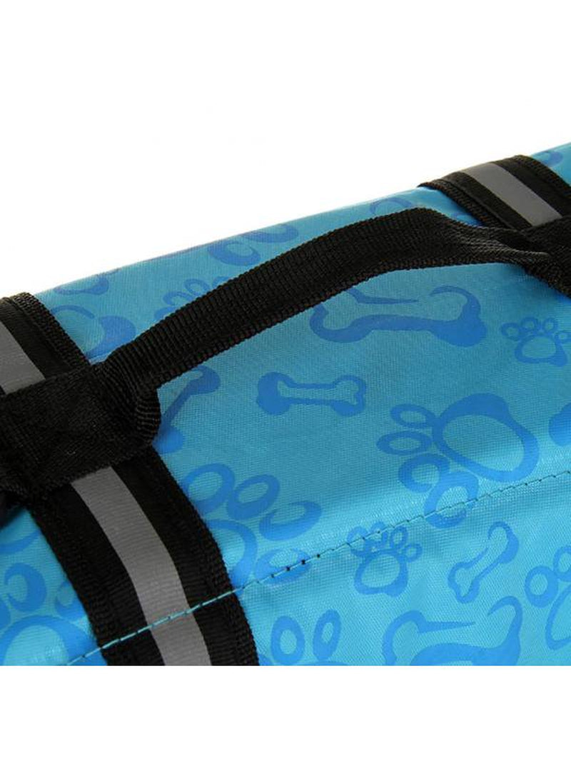 Dog Life Jacket Adjustable Dog Lifevest Swimsuit Safety Vest Apparel Lifesaver Preserver Coat for Small Medium Large Puppy with Handle Reflective for Swimming and Boating Animals & Pet Supplies > Pet Supplies > Dog Supplies > Dog Apparel Topumt   
