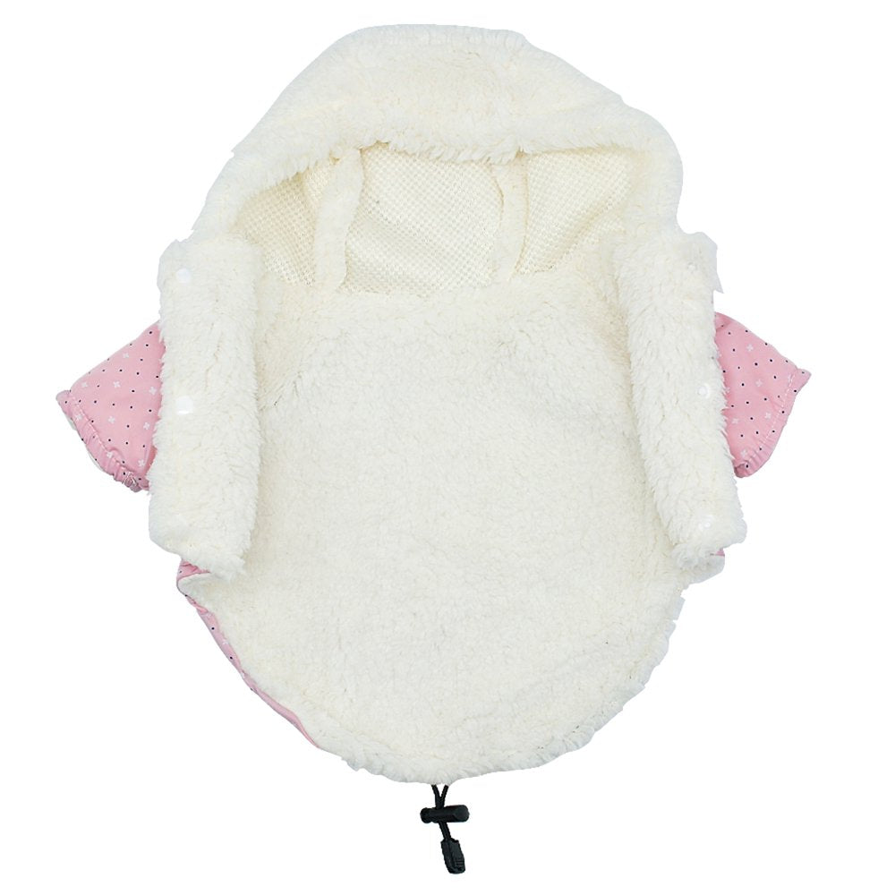 Tineer Pet Puppy Little Star Coat,Pet Dog Warm Winter Clothes Puppy Cats Sweater Apparel Small Dog Clothes (L, Pink) Animals & Pet Supplies > Pet Supplies > Dog Supplies > Dog Apparel Tineer   