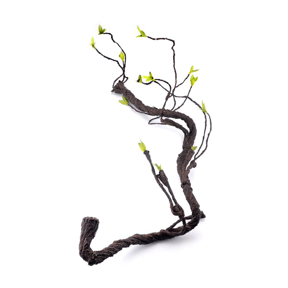 Mightlink Lizard Climbing Vines Fake Plant Breeding Tank Landscape Accessories Bearded Dragon Playing Toy Artificial Leaves Reptile Vines Terrarium Tank Reptile Habitat Decoration Pet Supplies Animals & Pet Supplies > Pet Supplies > Small Animal Supplies > Small Animal Habitat Accessories Mightlink Type 2  