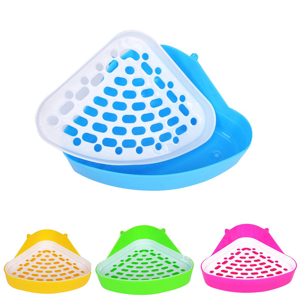 Good-Life Geometric Pet Potty Hamster Toilet Corner Bedding Box Small Animal Plastic Toilet Color Random Animals & Pet Supplies > Pet Supplies > Small Animal Supplies > Small Animal Bedding Good-Life   