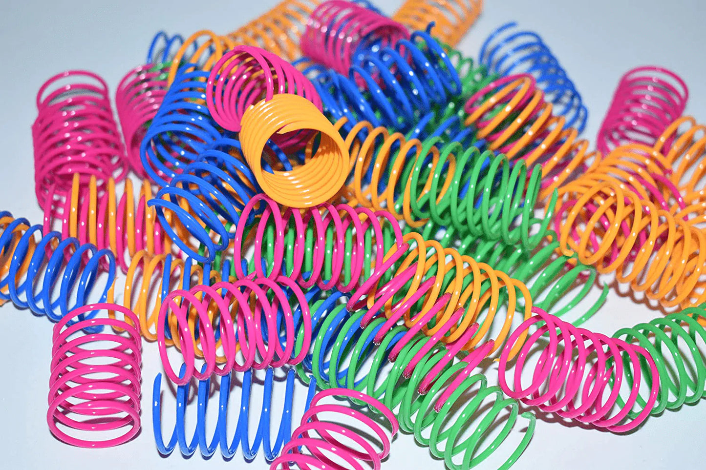Cat Spring Toys- 60Pack Colorful Coils for Kittens Creative Supplies Spiral Springs Coil Springs for Cats Kittens,Lightweight Durable Plastic Animals & Pet Supplies > Pet Supplies > Cat Supplies > Cat Toys Cacovedo   