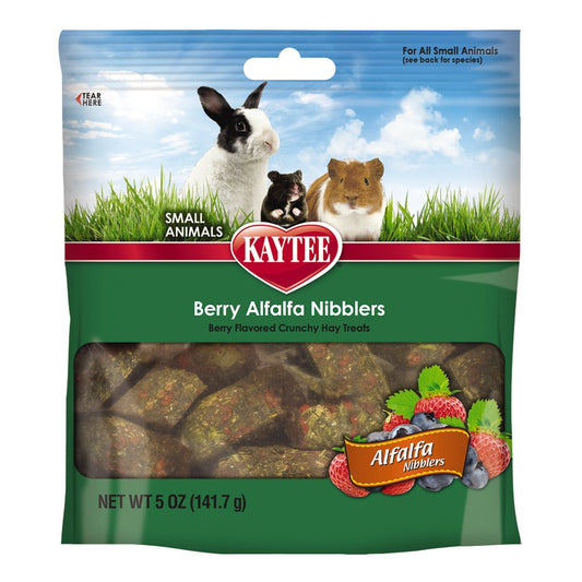 Kaytee® Berry Alfalfa Nibblers Small Animal Treat 5 Oz Animals & Pet Supplies > Pet Supplies > Small Animal Supplies > Small Animal Food Central - Kaytee Products   