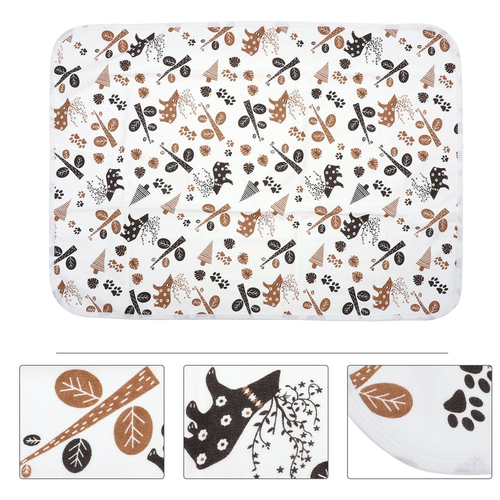 HEMOTON Diaper Changing Pad Liners Washable Baby Changing Cushion Reusable Sleeping Mat Animals & Pet Supplies > Pet Supplies > Dog Supplies > Dog Diaper Pads & Liners HEMOTON   