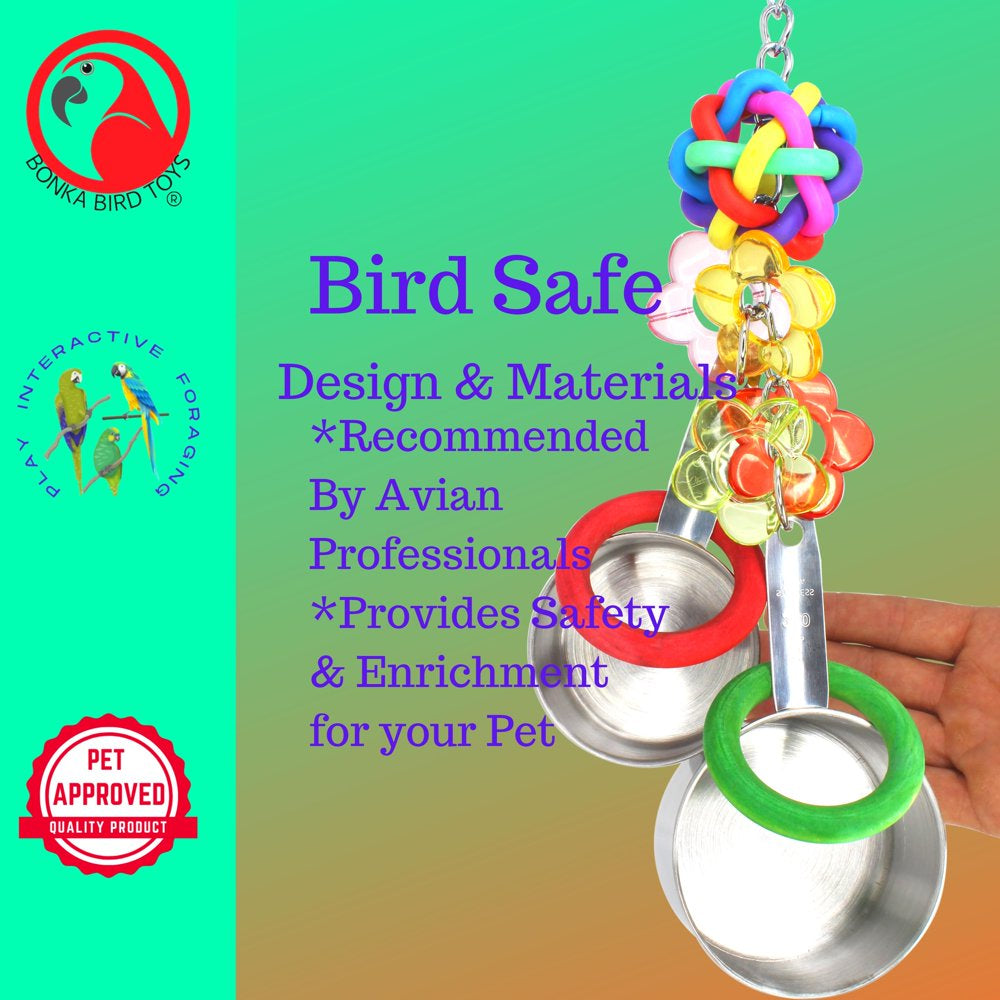 Bonka Bird Toys 1595 Pot Ring Bird Toy. Animals & Pet Supplies > Pet Supplies > Bird Supplies > Bird Toys Bonka Bird Toys   