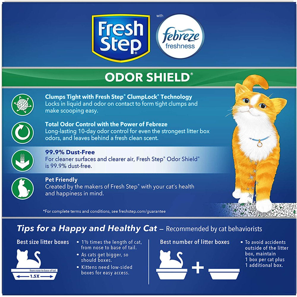 Fresh Step Scented Litter with the Power of Febreze, Clumping Cat Litter Animals & Pet Supplies > Pet Supplies > Cat Supplies > Cat Litter Fresh Step   
