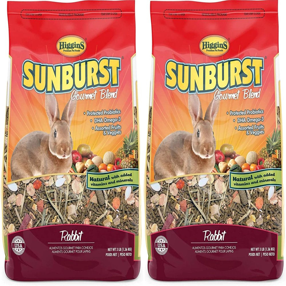 Higgins Sunburst Gourmet Blend Rabbit Food 3Lbs. Animals & Pet Supplies > Pet Supplies > Small Animal Supplies > Small Animal Food unknown   