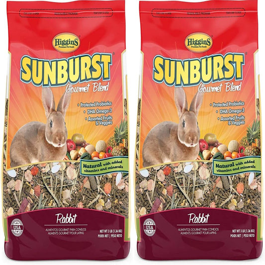 Higgins Sunburst Gourmet Blend Rabbit Food 3Lbs. Animals & Pet Supplies > Pet Supplies > Small Animal Supplies > Small Animal Food unknown   
