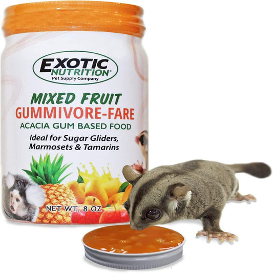 Exotic Nutrition Gummivore-Fare Mixed Fruit 8 Oz. Animals & Pet Supplies > Pet Supplies > Small Animal Supplies > Small Animal Treats Exotic Nutrition   