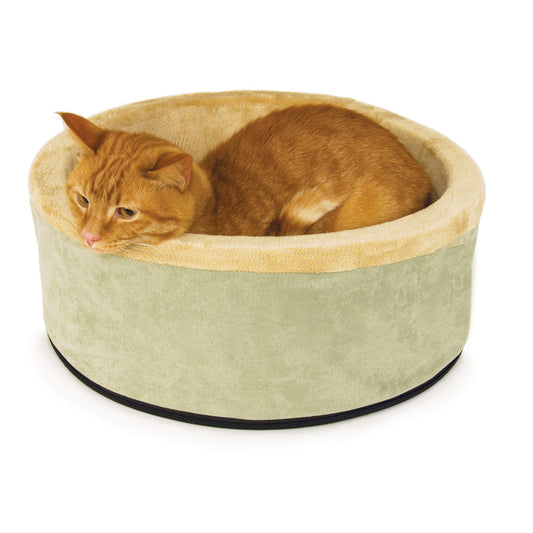 K&H Thermo Kitty Pet Cat Bed, Green Animals & Pet Supplies > Pet Supplies > Cat Supplies > Cat Beds K&H Pet Products L Green 