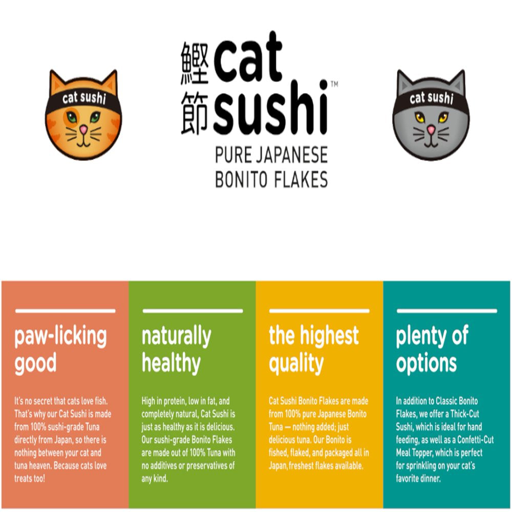 Cat sushi clearance bonito flakes