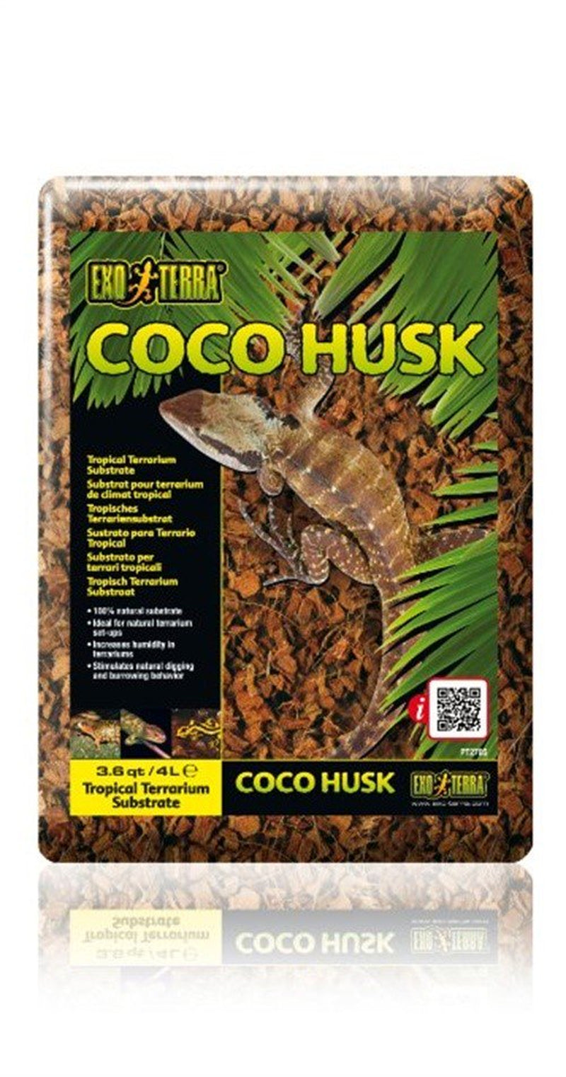 Exo Terra Coco Husk Loose Tropical Terrarium Reptile Substrate 3.6 Qt Animals & Pet Supplies > Pet Supplies > Fish Supplies > Aquarium Gravel & Substrates Exo-Terra   