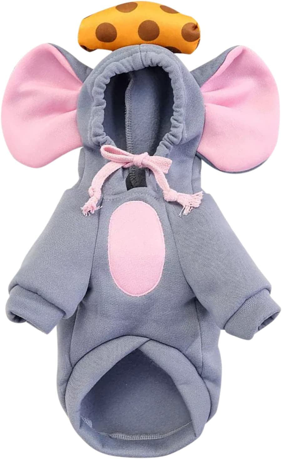 Pet Costume Apparel Clothes Jacket Puppy Dog Coat Supplies Winter Pet Clothes Plush Dog Animals & Pet Supplies > Pet Supplies > Dog Supplies > Dog Apparel Howstar M3-Grey X-Small 