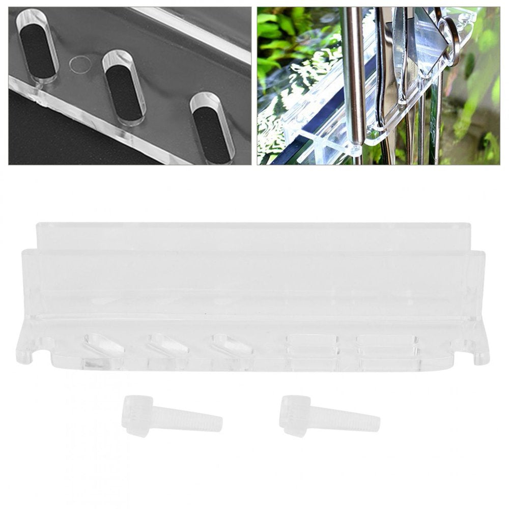 LYUMO Acrylic Fish Tank Water Plants Organizer Storage Bracket Holder for Aquarium Cleaning Fish Tank Supplies Storage Suitable for Home, Aquarium Animals & Pet Supplies > Pet Supplies > Fish Supplies > Aquarium Cleaning Supplies LYUMO   