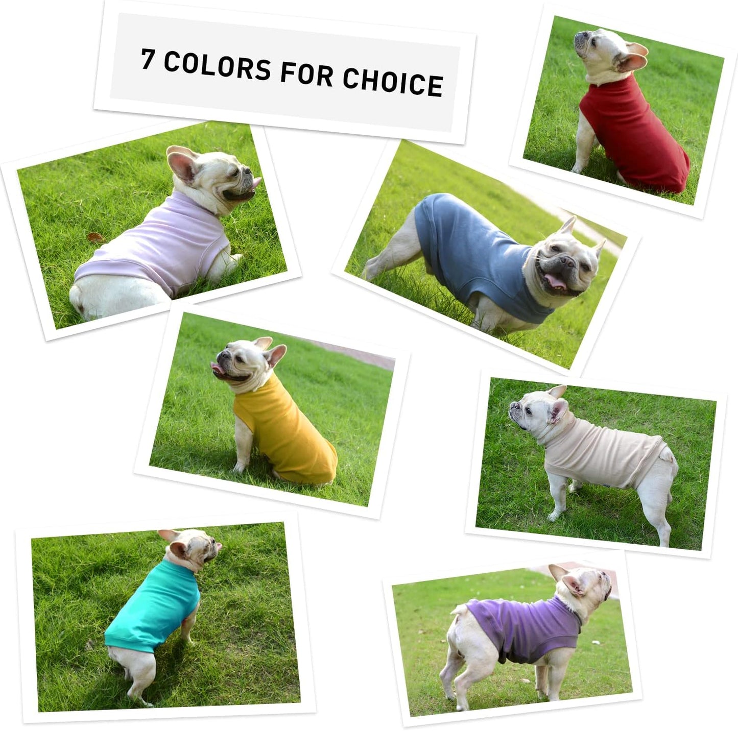 Soft Fleece Dog Sweatshirt - Warm Dog Sweaters for Small Medium Dogs Cats Cold Weather - Cat Sweater Pullover Stretchy Hoodie Easy on - Comfortable Dog Winter Clothes Pet Sweaters Vest for Doggie Animals & Pet Supplies > Pet Supplies > Dog Supplies > Dog Apparel Dociote   