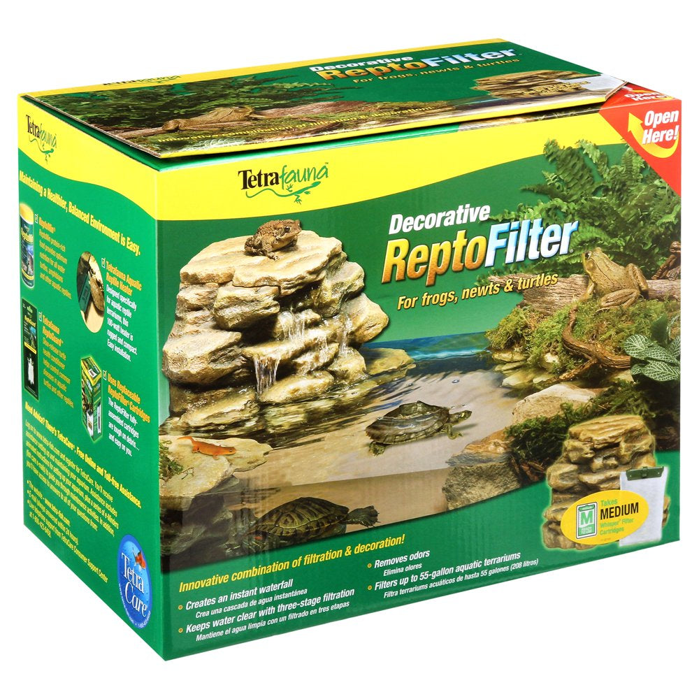 Tetrafauna River Rock Decorative Reptile Filter up to 55 Gallons Animals & Pet Supplies > Pet Supplies > Reptile & Amphibian Supplies > Reptile & Amphibian Substrates Spectrum Brands   