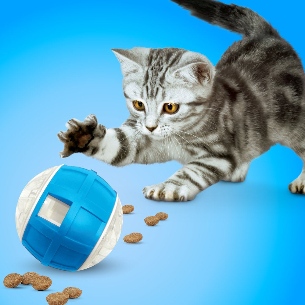 Nerf Cat Puzzle Treat Ball Slow Treat Feeder Cat Toy, 3.5 Inches Animals & Pet Supplies > Pet Supplies > Cat Supplies > Cat Toys Gramercy Products Inc.   