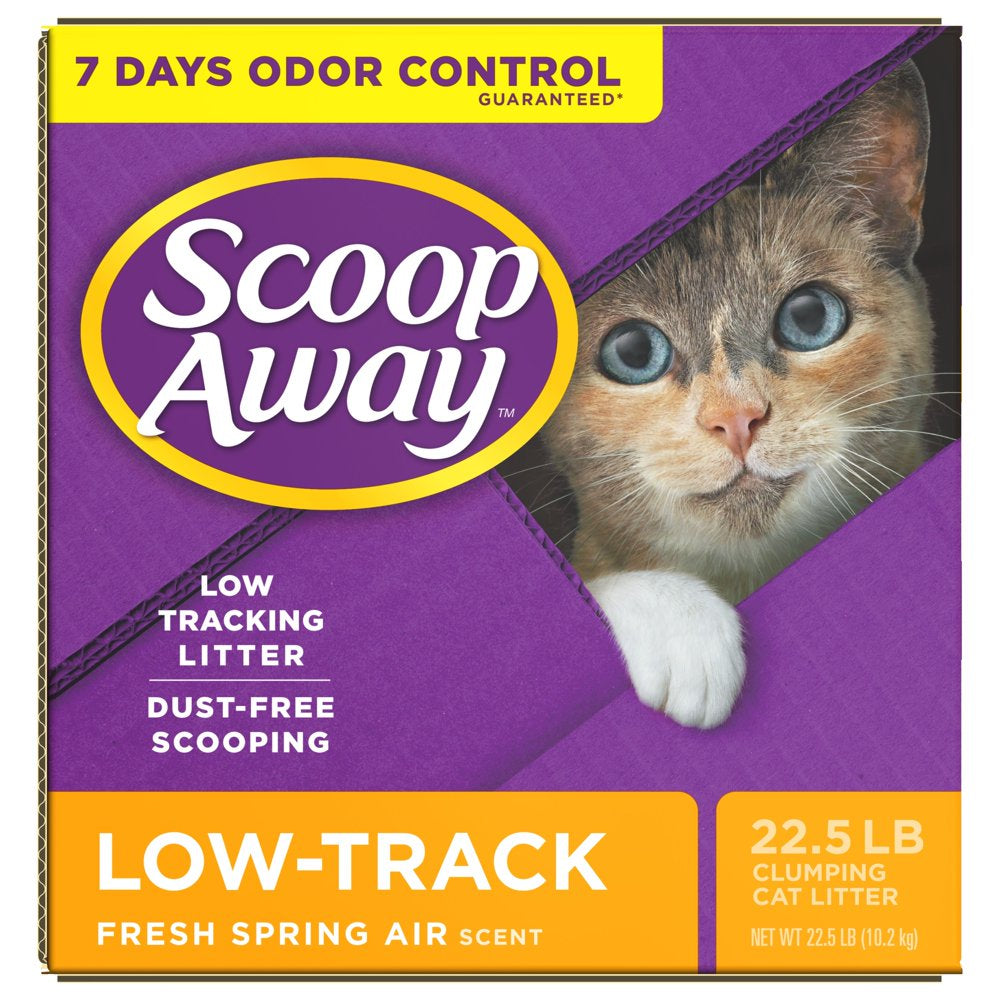 Scoop Away Low-Track Clumping Cat Litter, Fresh Spring Air Scent, 22.5 Lbs Animals & Pet Supplies > Pet Supplies > Cat Supplies > Cat Litter The Clorox Company   