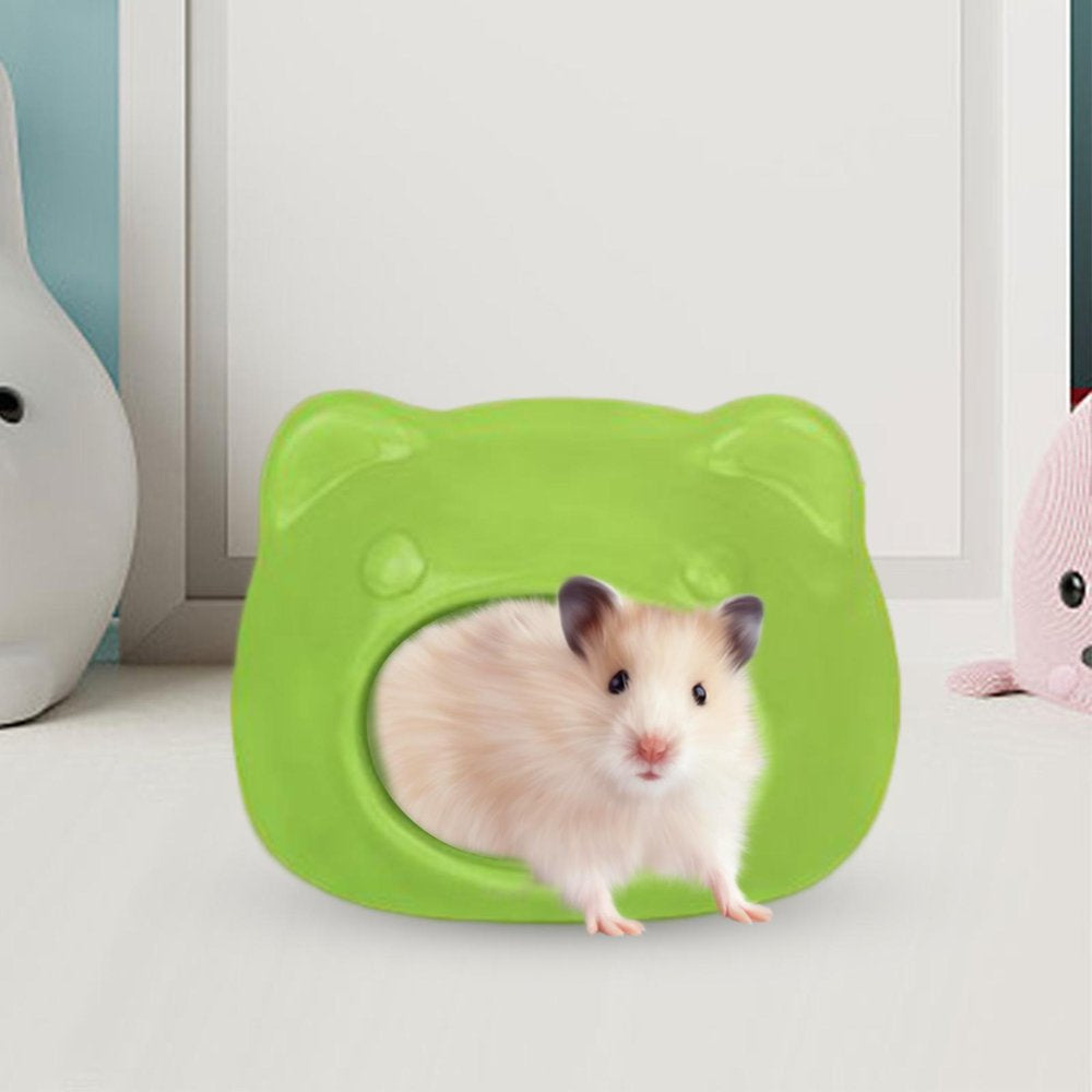 Small Animals Hamster House Habitat Cage Pet Nesting Nesting Warm Shelter Hideout Nest for Outdoor Summer Small Animal Squirrel Rat Green Animals & Pet Supplies > Pet Supplies > Small Animal Supplies > Small Animal Habitats & Cages Menolana   