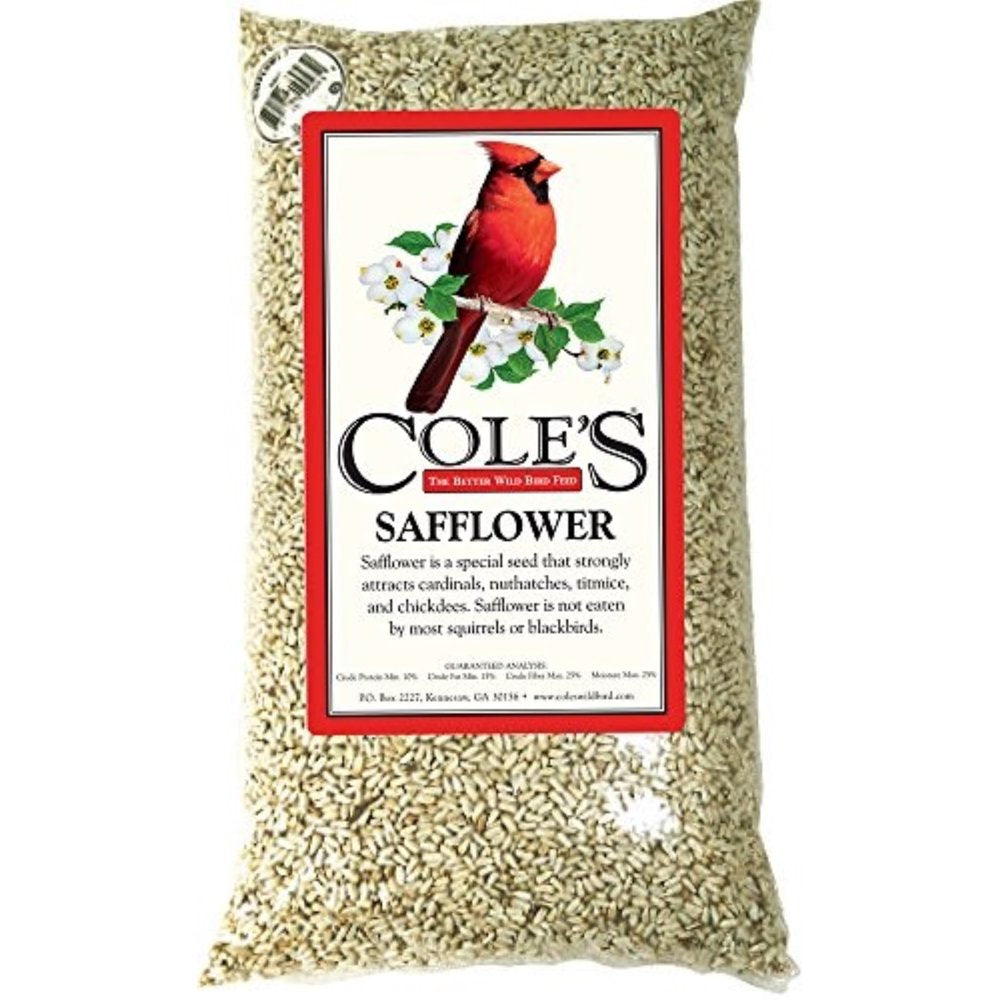 Coles CWBSA10 Wild Bird Products, Bird Seed Safflower, 10 Lb Bag