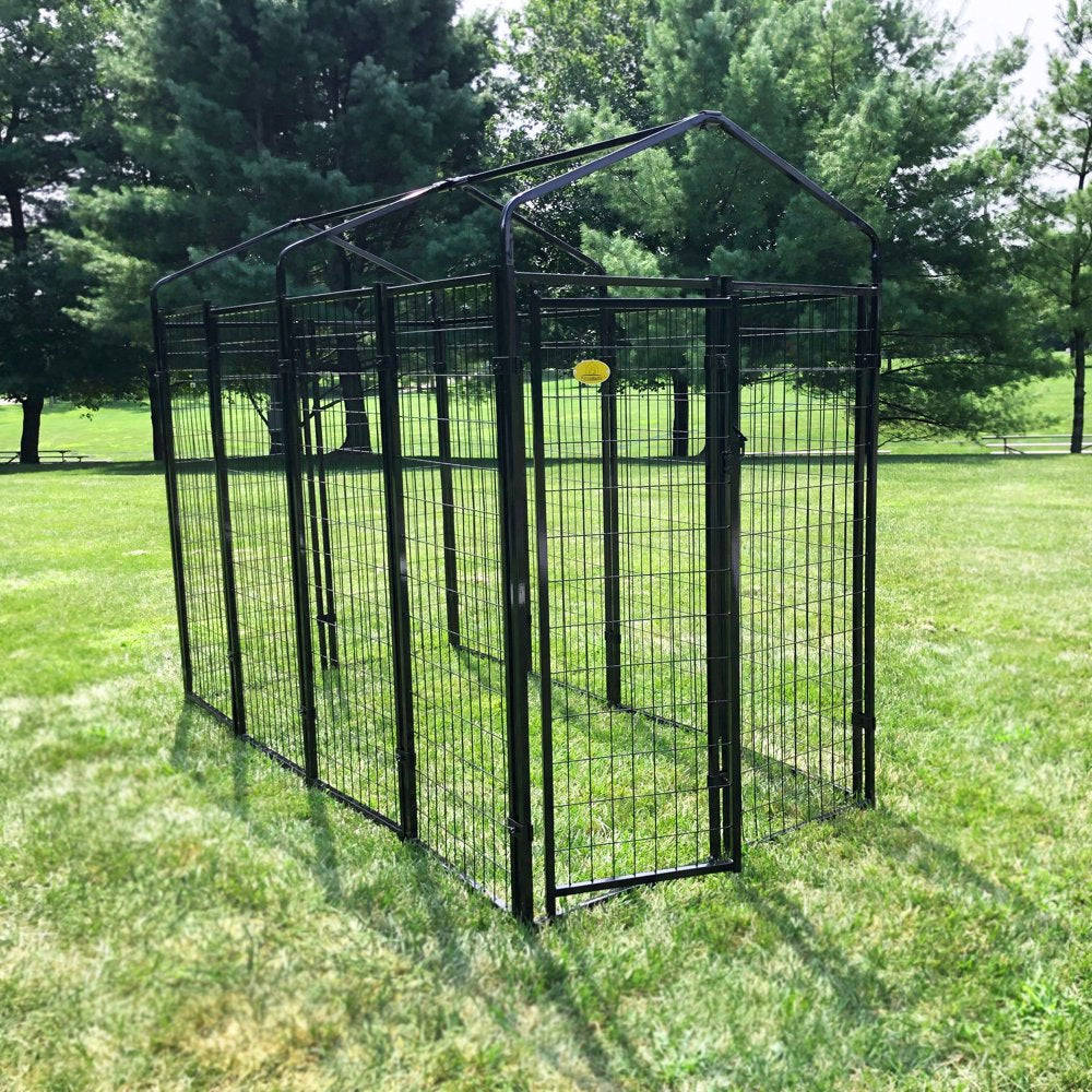 Kennel Master Black Welded Wire Dog Kennel, 8 Ft. X 4 Ft. X 6 Ft Animals & Pet Supplies > Pet Supplies > Dog Supplies > Dog Kennels & Runs RTI Corp   