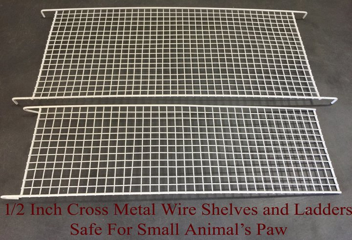 Extra Large 4-Tiers Small Animal Critter House Habitat Cage with Narrow 1/2-Inch Wire Spacing for Guinea Pig Ferret Chinchilla Sugar Glider Rats Mice Hamster Hedgehog Gerbil Animals & Pet Supplies > Pet Supplies > Small Animal Supplies > Small Animal Habitats & Cages Mcage   