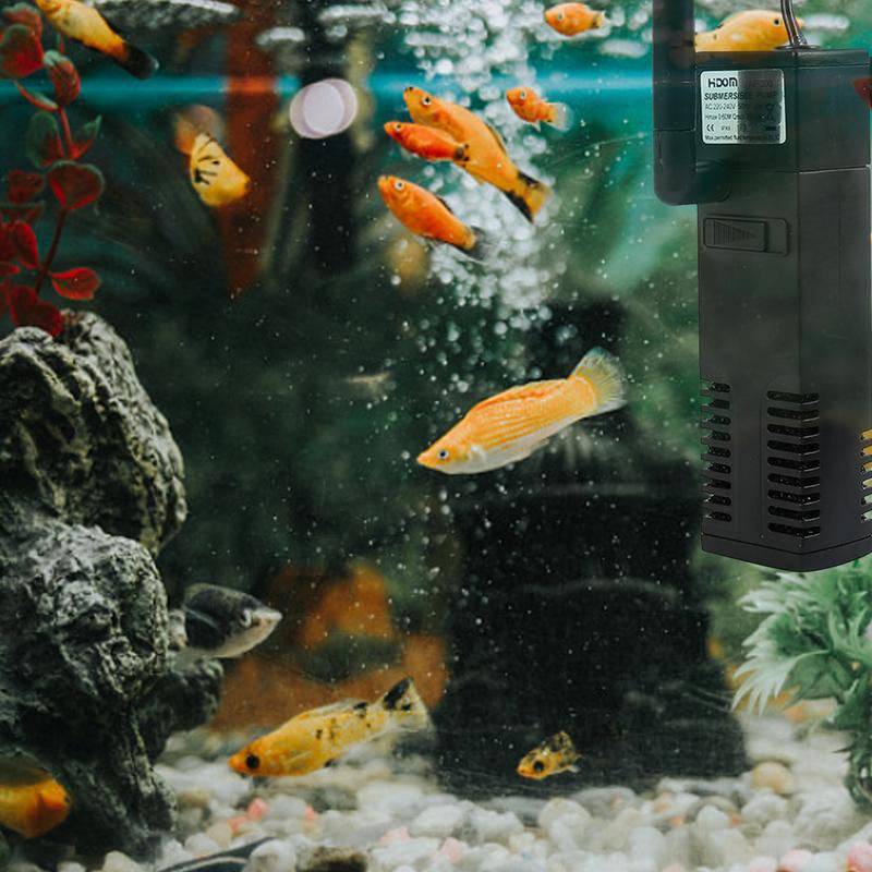 Aquarium Filter-Fish Tank Filters|Submersible Aquarium Internal Filter Water Pump with Air Pipe Sponge Filters for Fish Tanks Turtle Aquarium Animals & Pet Supplies > Pet Supplies > Fish Supplies > Aquarium Filters FH00519   