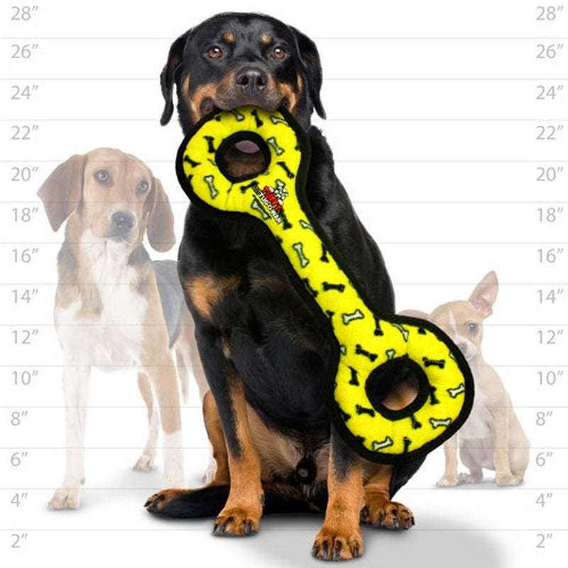 Tuffy Ultimate Tug-O-War Yellow Bone, Durable Dog Toy Animals & Pet Supplies > Pet Supplies > Dog Supplies > Dog Toys VIP Products   