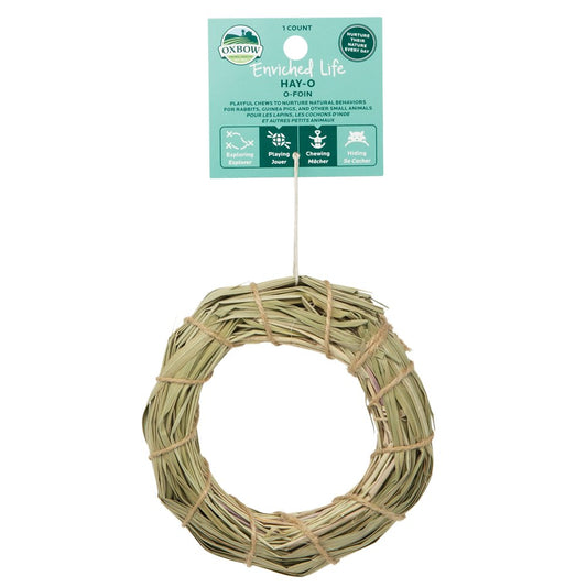 Oxbow Enriched Life Hay-O Toy for Small Animals Animals & Pet Supplies > Pet Supplies > Small Animal Supplies > Small Animal Food Oxbow   