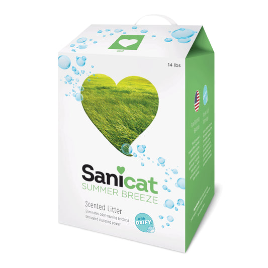 Sanicat Summer Breeze Clumping Cat Litter with Oxify, 14 Lb. Box Animals & Pet Supplies > Pet Supplies > Cat Supplies > Cat Litter Tolsa   