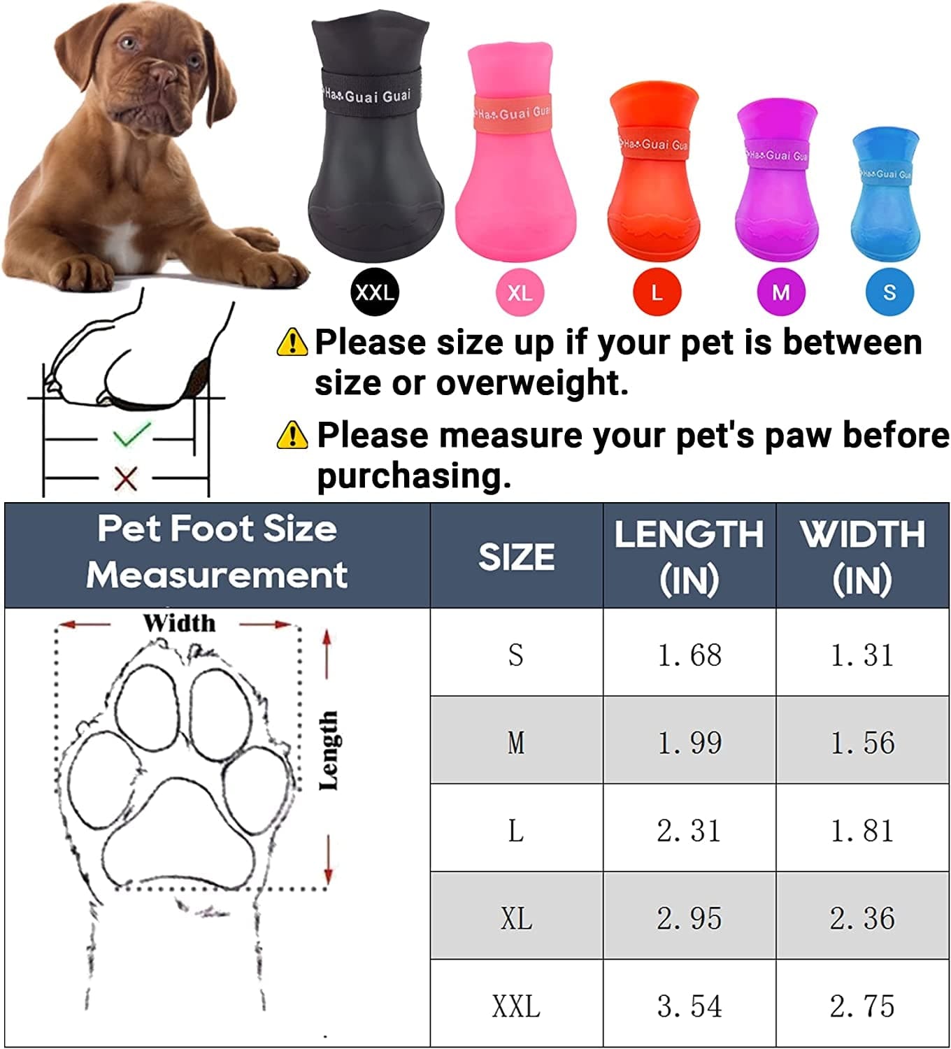 Cdycam Puppy Dogs Candy Colors Anti-Slip Waterproof Rubber Rain Shoes Boots Paws Cover (Black, Large) Animals & Pet Supplies > Pet Supplies > Dog Supplies > Dog Apparel Pesp   