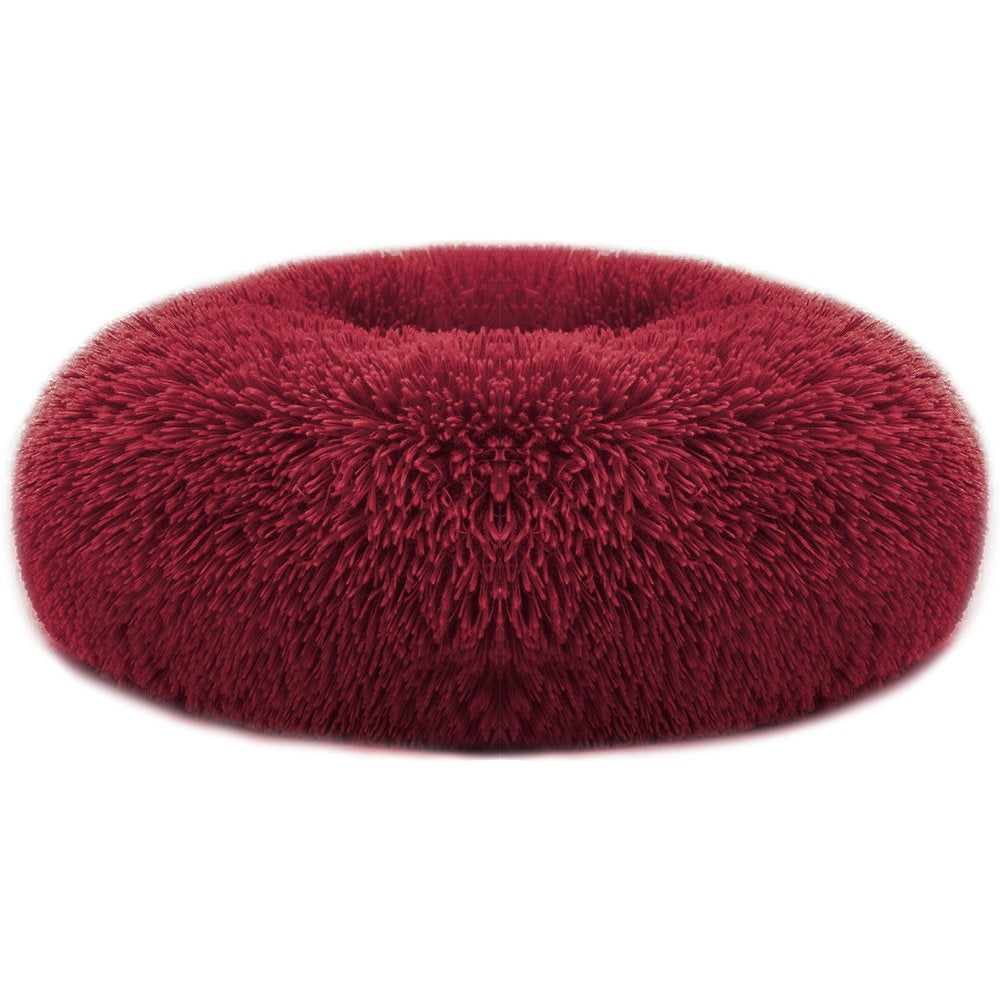 Imountek Pet Dog Bed Soft Warm Fleece Puppy Cat Bed Dog Cozy Nest Sofa Bed Cushion for Dog Pink L Animals & Pet Supplies > Pet Supplies > Cat Supplies > Cat Beds iMounTEK L Red 