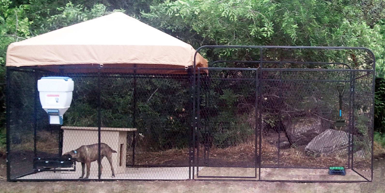 K9 Kennel Store 8’ X 16’ Welded Wire Ultimate Dog Kennel System Animals & Pet Supplies > Pet Supplies > Dog Supplies > Dog Kennels & Runs Cove Products   