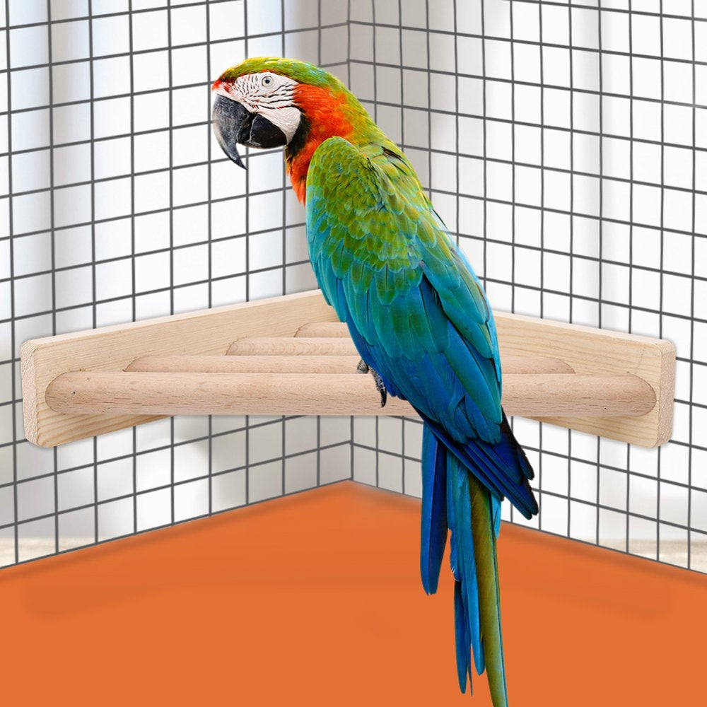 Right Angle Shape Bird Cage Toy Bird Stand, Bird Platform Stand, Parakeets for Bird Small Conures Animals & Pet Supplies > Pet Supplies > Bird Supplies > Bird Cages & Stands Mgaxyff   