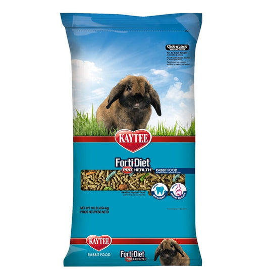 Kaytee Forti-Diet Pro Health Adult Rabbit Food 10Lb Animals & Pet Supplies > Pet Supplies > Small Animal Supplies > Small Animal Food Central Garden and Pet   