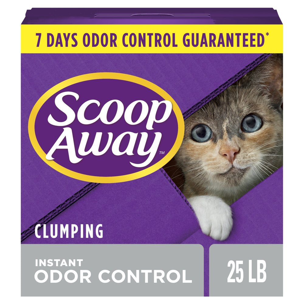 Scoop Away Extra Strength Clumping Cat Litter, Scented, 38 Lbs Animals & Pet Supplies > Pet Supplies > Cat Supplies > Cat Litter The Clorox Company 25 lbs  