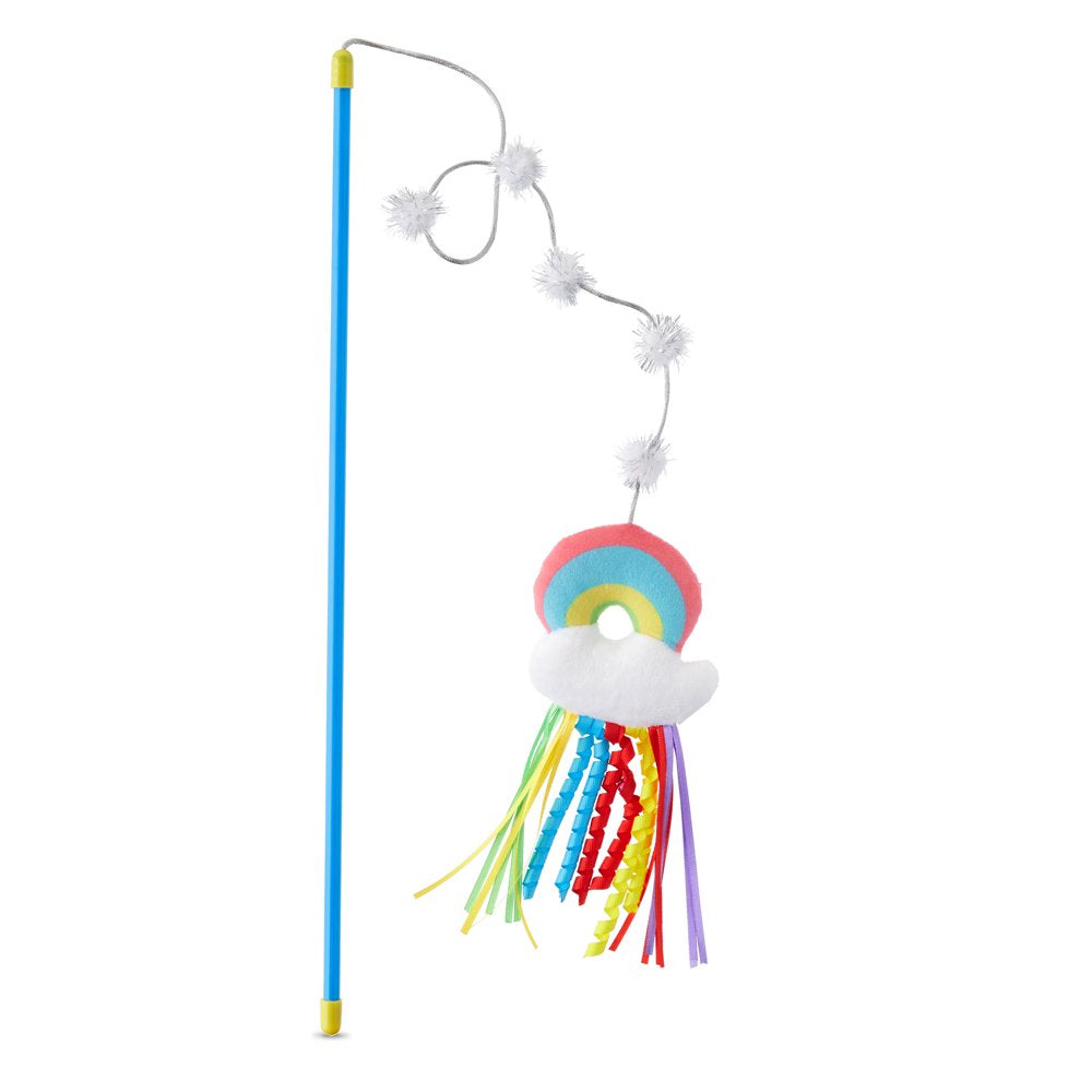 Vibrant Life Cat Toy - Rainbow Wand Teaser with Catnip Animals & Pet Supplies > Pet Supplies > Cat Supplies > Cat Toys Vibrant Life   