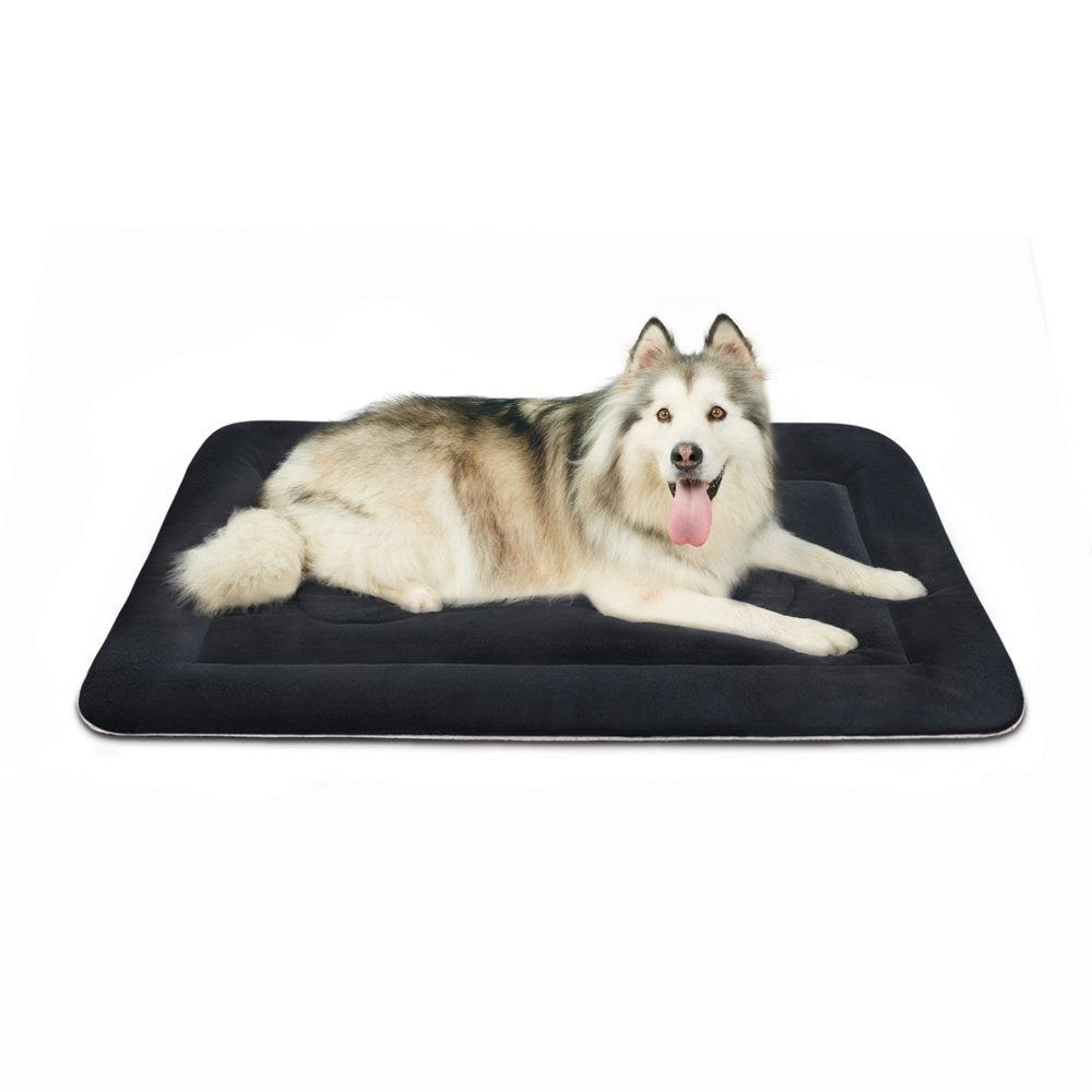 Joicyco Large Dog Bed Large Crate Mat 42 in Anti-Slip Washable Soft Mattress Kennel Pads Animals & Pet Supplies > Pet Supplies > Cat Supplies > Cat Beds JoicyCo Extra Large 47"x33" Dark Grey 