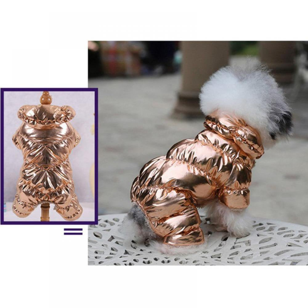 JANDEL Winter Puppy Dog Coats for Small Dogs,Cute Warm Fleece Padded Pet Clothes Apparel Clothing for Chihuahua Poodles French Bulldog Pomeranian Animals & Pet Supplies > Pet Supplies > Dog Supplies > Dog Apparel JANDEL   