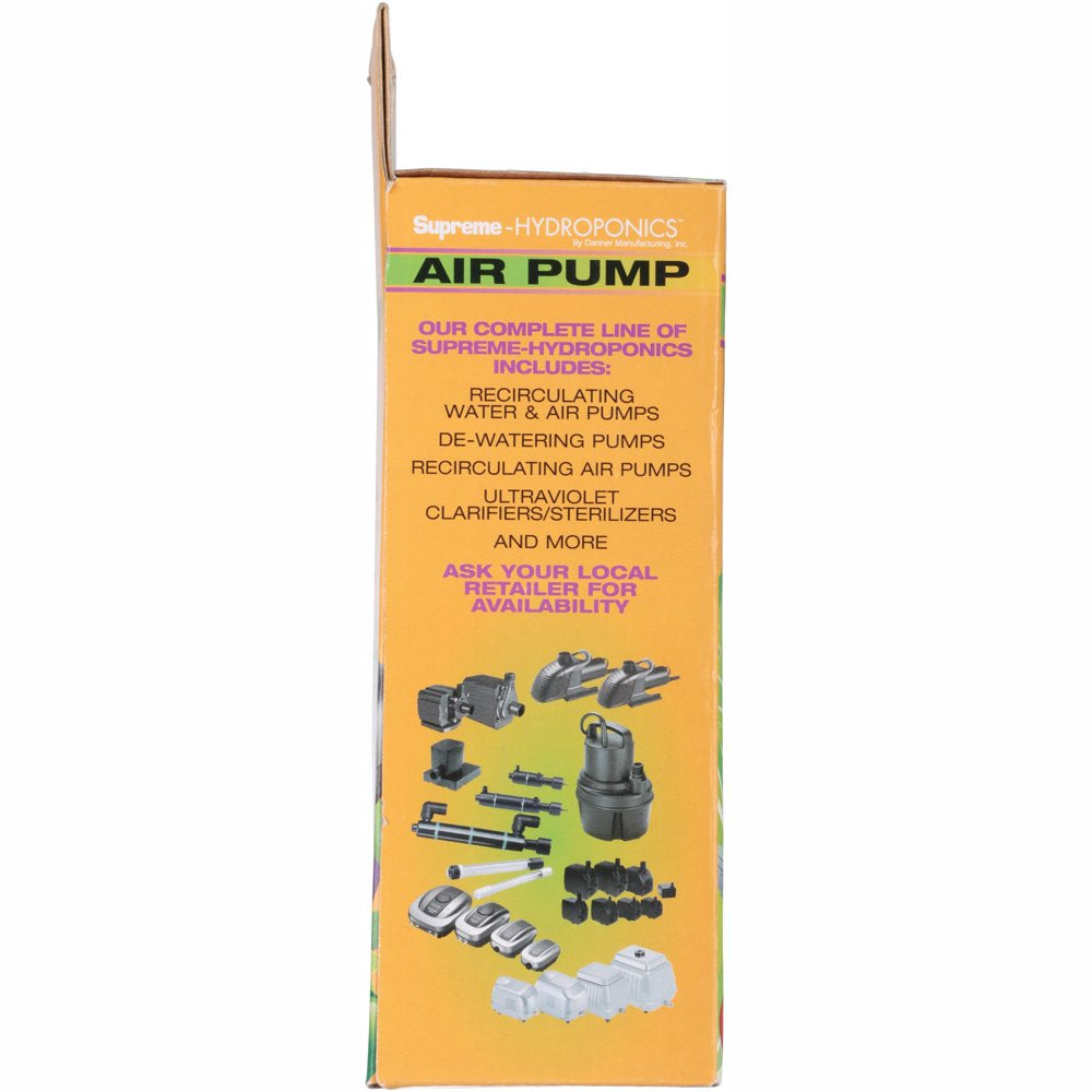 Danner Manufacturing, Inc. Suprem Oxy-Flo, Low Volume Air Pumps 3W, Air Pump 3, #40513